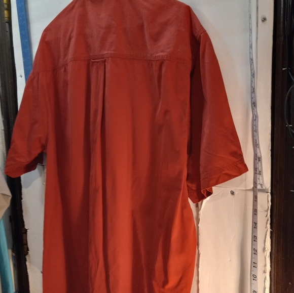 Eddie Bauer Rufton Twill XL Red Outdoor Outfitter Button Down Shirt  Rural Event - Picture 8 of 10